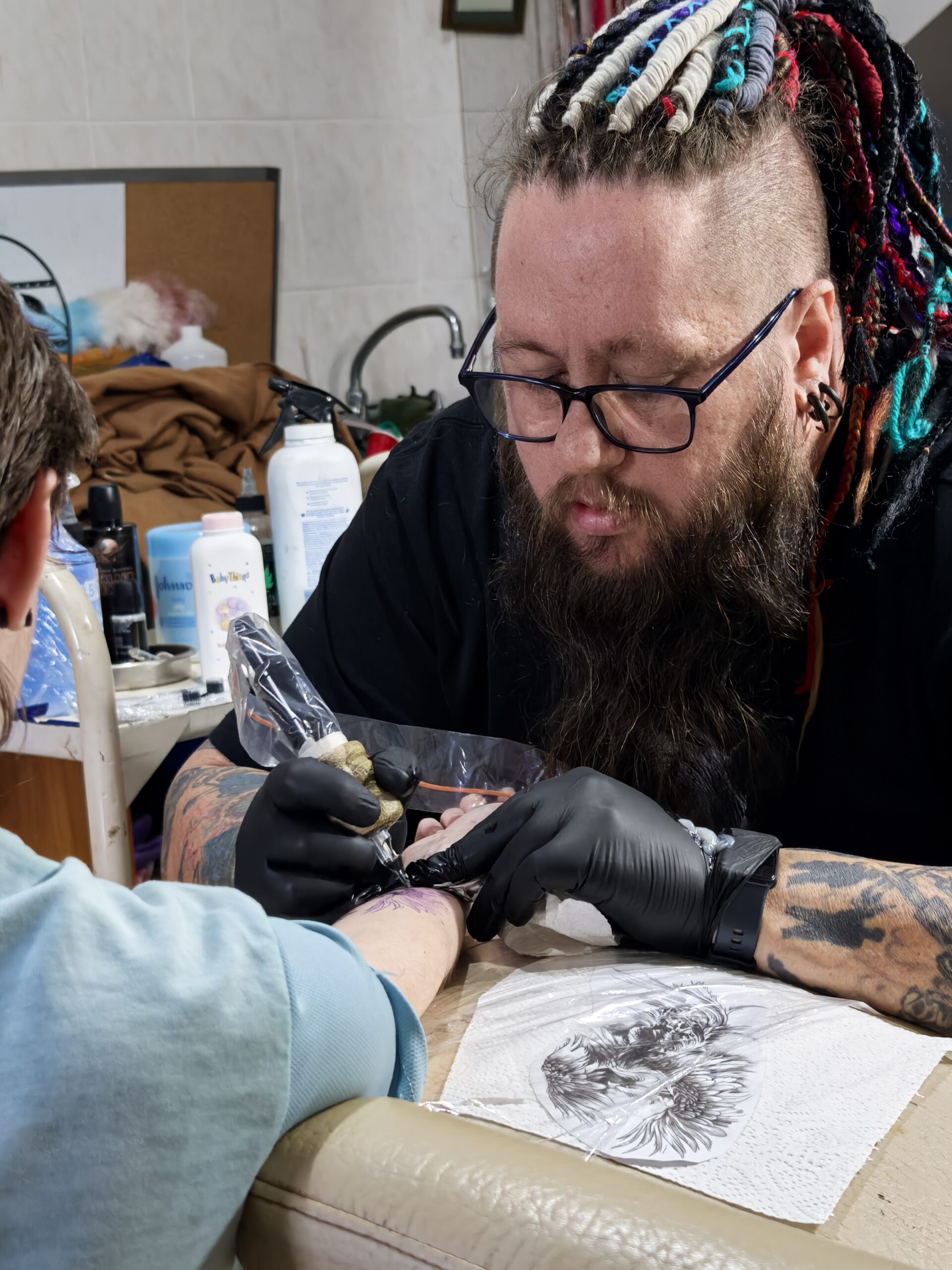 Services Jacques Jooste doing tattoo at Ink It Tattoos